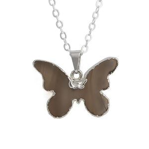 Agate Butterfly Pendant