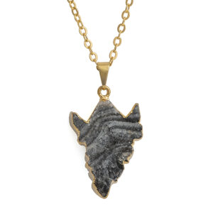 Chalcedony Agate Ghost Pendant