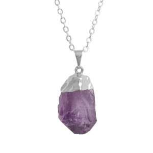 Amethyst Raw Point Pendant