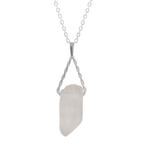 Clear Quartz Pendant on a swing