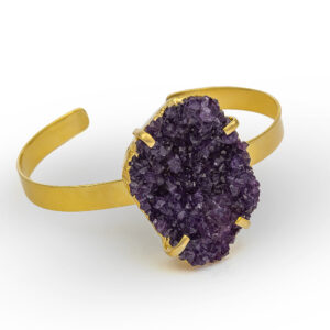 Amethyst Druse Bracelet