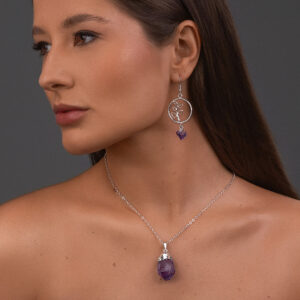 Amethyst Raw Point Pendant