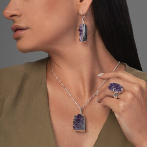 Uruguayan Amethyst Plate Pendant
