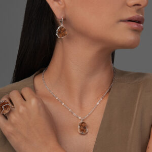 Citrine Druse Earrings