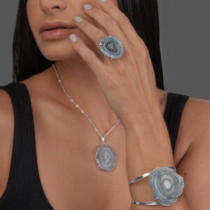 Chalcedony Agate Bracelet