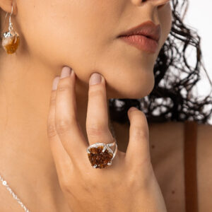 Citrine Point Earrings